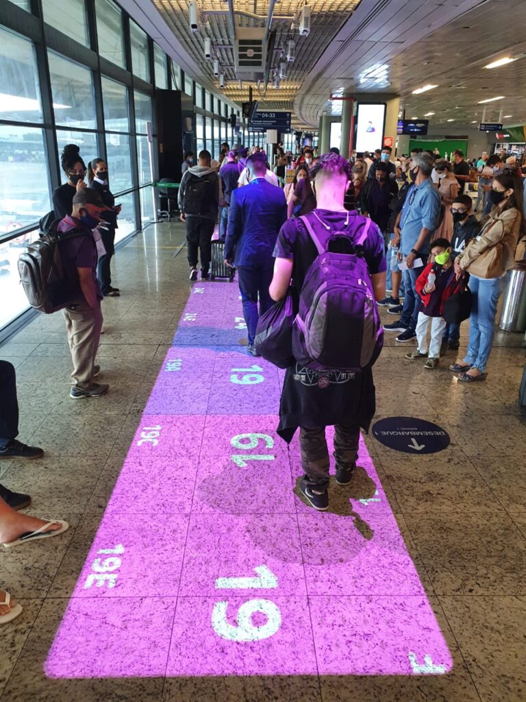 Lançaento do Tapete Azul/Rosa no Aeroporto Internacional de BH